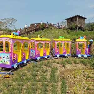 Produits de parc d'attractions pour adultes et enfants, fabriqués en Chine, conformes aux normes CE, train touristique sur rail pour l'extérieur, à vendre. - Product Image 5