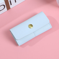 Pochette à bijoux en cuir PU pliable, organiseur de voyage pour bagues, boucles d'oreilles et petits accessoires, étui à bijoux compact en cuir