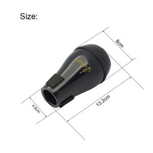 Sourdine droite de trombone d'entraînement légère de haute qualité en ABS pour trombones alto et ténor - Product Image 3