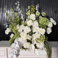 Nouvelle Boule de Fleurs Artificielles de 70 cm pour Centre de Table, Fleurs de Mariage Personnalisées, Fleurs Artificielles pour Allée de 100 cm pour la Décoration
