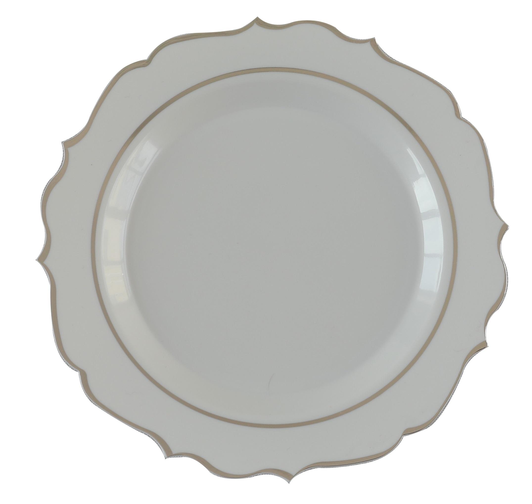 Blanc avec ligne intérieure