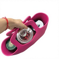 Sac à main fourre-tout de luxe pour femmes sac de plage en silicone portable en gros étanche pour le shopping voyage pique-nique avec motif de bonbons