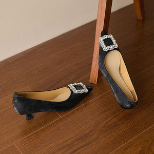 <span class=keywords><strong>Scarpe</strong></span> <span class=keywords><strong>Mary</strong></span> <span class=keywords><strong>Jane</strong></span> da Donna con <span class=keywords><strong>Tacco</strong></span> Sottile, Antiscivolo, Traspiranti, Punta Affusolata, Suola in TPR, Leggere e alla Moda - Product Image 6