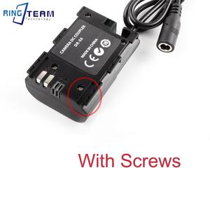 新款ACK-E6电源适配器<span class=keywords><strong>DR</strong></span>-E6耦合器，带螺丝LP-E6 ACKE6，适用于佳能EOS R5C/黑魔法袖珍电影相机BMPCC 4K 6K - Product Image 3