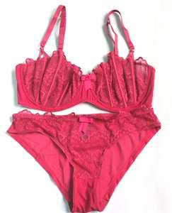 Grande taille 2 pièces <span class=keywords><strong>soutien</strong></span>-<span class=keywords><strong>gorge</strong></span> et slip ensembles Lingerie Sexy 32-40B C D <span class=keywords><strong>E</strong></span> F G H femmes sous-vêtements pleine tasse tasse dentelle - Product Image 1