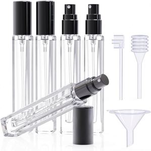 Atomizador de Perfume de Lujo de 30 ml con Pulverizador, Botella de Perfume Recargable de Vidrio Grueso Cuadrado de 1 oz con Cuello de Rosca y Pantalla - Product Image 1