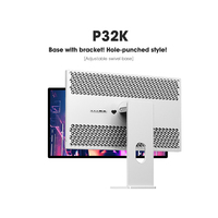 Écran de Moniteur PC de Bureau Gaming Kuycon P32K HD 4K 144 Hz, Apparence en Alliage d'Aluminium, Dalle IPS, Interface DP