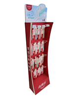 Chargeur payant en plastique rotatif pliable modulaire pour huile moteur pour vitrine et présentoir d'expositions