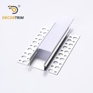 DECORTRIM - Vente en gros d'usine - <span class=keywords><strong>Profil</strong></span>é en aluminium pour bande LED - <span class=keywords><strong>Profil</strong></span>é encastré pour éclairage LED intérieur - <span class=keywords><strong>Profil</strong></span>é en aluminium pour éclairage LED - Product Image 2