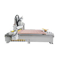 Fraiseuse CNC ATC robuste LD1325/1328 avec tête angulaire pour le découpage de bois massif, MDF et feuilles de mélamine