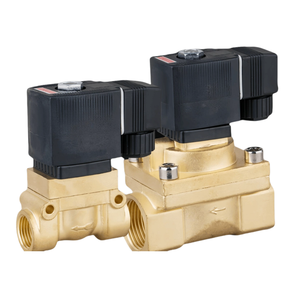 صمام ملف لولبي عالي الضغط 50 بار بضغط عال درجة الحرارة من نوع acbsp 12 فولت 24 فولت تيار مستمر 220 فولت N.C من نوع PTFE صمام نحاسي تجريبي - Product Image 6