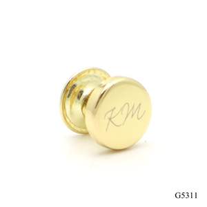 Remaches Metálicos de Cabeza Plana de 9 mm, Remaches de Aleación de Zinc con Letras Grabadas por Láser Personalizadas <span class=keywords><strong>para</strong></span> Accesorios de Bolsos - Product Image 1