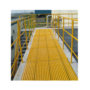 Produits en fibre de verre composite Frp Plate-forme de caillebotis de sol de haute qualité moulée - Product Image 2