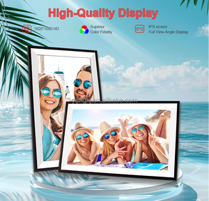 2024 mới đến Android 6.0 phát lại hình ảnh TF Khe cắm thẻ tinh tế 15.6inch Wifi đám mây khung ảnh kỹ thuật số - Product Image 2