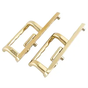 ISO9001 OEM High quality PVD Golden Zinc alloy sliding door window handle