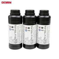 Encre UV piézoélectrique multi-usages Demin 500ML, grande capacité, multi-couleurs, encre pour imprimante à film PE, résistante aux rayures et aux décolorations