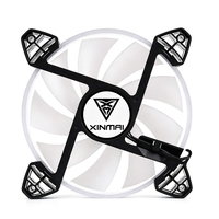 Ventilateur de boîtier PC coloré au design le plus récent, ventilateur LED RGB 120 mm, refroidisseur liquide, ventilateur de refroidissement du processeur du boîtier PC