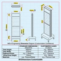 Présentoir rotatif en bois pour accessoires téléphoniques, support de sol pivotant à 360° avec crochets pour câbles, chargeurs et écouteurs