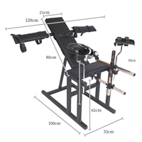 Chaise de bondage, table BDSM, mobilier SM pour couples, fauteuil inclinable réglable robuste, assistant de positionnement, équipement pour adultes