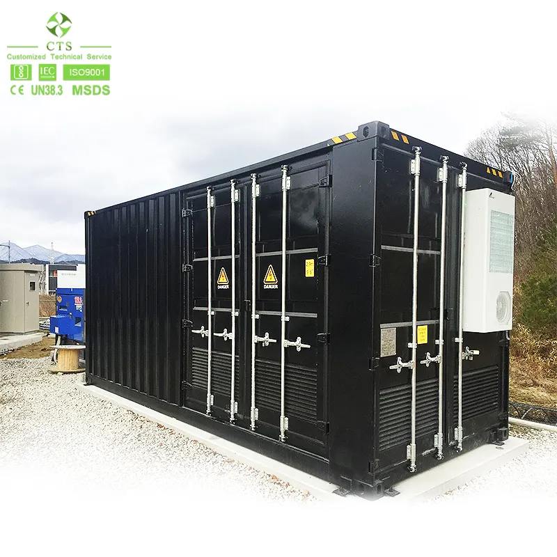 CTS Lifepo4 Batterie 300kwh 500kwh 1mwh Energie speicher behälter Batterie System für industrielle und kommerzielle Energie speicherung