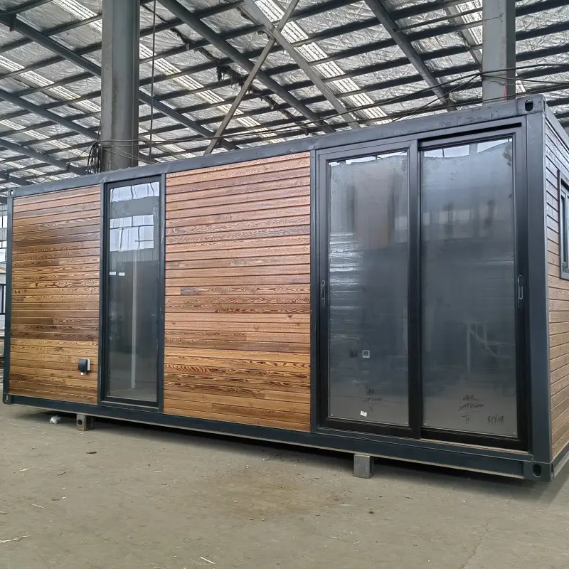 Easily Installing Modular low cost ready to ship prefabricated living container with bathroom office luxury tiny house mobil