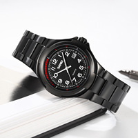 Reloj de Pulsera de Cuarzo para Hombre, Personalizable al por Mayor, Resistente al Agua 3BAR, de Aleación, Moderno, Casual, de Lujo, para Negocios, de Acero Inoxidable