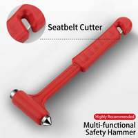 Mini marteau de sécurité multifonctionnel solide, outil d'évacuation d'urgence pour voiture, brise-vitre, accessoires pour véhicules