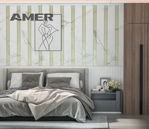 Amer 인테리어 장식벽 패브릭 패턴 인테리어 장식 PS 현대 나무 벽 패널