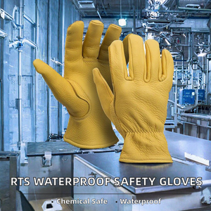 Gants de sécurité SIZA RTS S1009 noirs de haute qualité, anti-chimiques, épaisseur 2 mil, taille XS, pour machine de sablage, étanches, pour boîte de travail sèche - Product Image 3