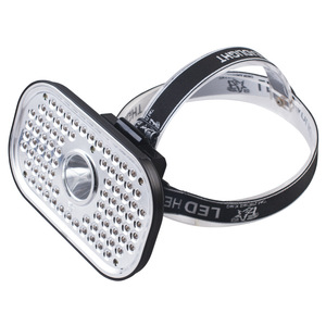 Linterna frontal de 82 LED recargable con luz ultravioleta, portátil para camping, con diadema ajustable - Product Image 2