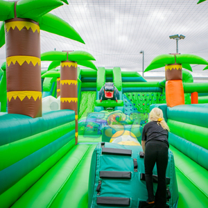 Parque <span class=keywords><strong>de</strong></span> salto inflable <span class=keywords><strong>de</strong></span> aventura, carrera <span class=keywords><strong>de</strong></span> obstáculos, casa <span class=keywords><strong>de</strong></span> rebote, parque infantil <span class=keywords><strong>de</strong></span> <span class=keywords><strong>dinosaurios</strong></span> inflable, <span class=keywords><strong>parques</strong></span> temáticos grandes al aire libre para niños - Product Image 2