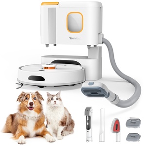 Robot aspirateur multifonctionnel autonome Teendow avec fonction d'auto-vidage, serpillière laser et balayage - Product Image 1