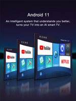 Nuevo TV Box R188 Rk3568 2026 con Android 11, Compatible con RTC HD Entrada y Salida, 4GB 64GB, WiFi Dual 2.4G 5G, TVBOX 4K Smart TV Stick Set-Top Box