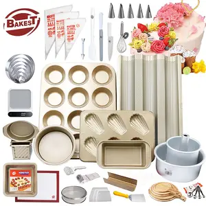 Baking Equipment Tools Cake Set Patisserie Accessoires Decorating Cake Turntable Full Supplies Silicone Molds Items