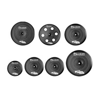 Ensemble de cymbales de couleur silencieuse PD 7 pièces, accessoires de gong et de cymbales spécialement conçus pour les kits de batterie