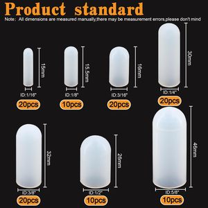 Cappucci <span class=keywords><strong>in</strong></span> <span class=keywords><strong>Gomma</strong></span> Siliconica per Mascheratura ad Alta Temperatura per Verniciatura a Polvere, Pittura, Settore Automobilistico, Artigianato, Fai-da-te - Non Tossici, Flessibili - Product Image 6