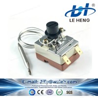 Thermostat capillaire mécanique WHD-300EM 300C à réinitialisation manuelle 1m pour chauffe-eau électrique et pièces d'équipement de chauffage de four domestique