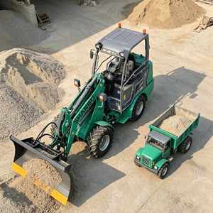 Chargeuse sur pneus compacte économique de 1 tonne avec moteur de 18,4 kW à performance stable pour diverses opérations de manutention - Product Image 4