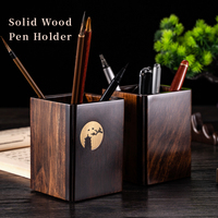 Sinh Thái Thân Thiện Sang Trọng Bằng Gỗ Pen Holder Đối Với Bàn Văn Phòng Phẩm Lưu Trữ Khuyến Mại Bằng Gỗ Bàn Bút Chủ Với Logo, Tùy Chỉnh