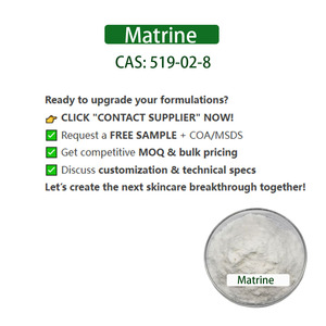 แป้งธรรมชาติสกัดจาก <span class=keywords><strong>matrine</strong></span> 519-02-8 <span class=keywords><strong>98</strong></span>% สารสกัดจากธรรมชาติต่อต้านริ้วรอยส่วนประกอบเครื่องสำอางช่วยให้ผิวมังสวิรัติกระจ่างใสและต้านริ้วรอย - Product Image 6