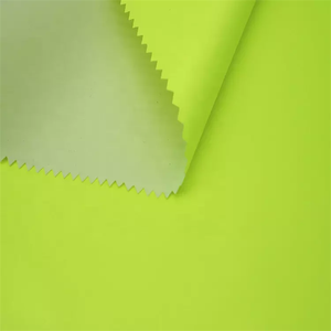 Tela de tafetán fluorescente para trabajadores, uniforme de Color neón, amarillo, naranja, 100 poliéster - Product Image 6