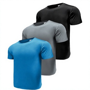 <b>White</b> <b>Men</b> Sports T <b>Shirt</b> Athletic Training Tee Crew Neck <b>Short</b> <b>Sleeve</b> Fitness Top - Product Image 3