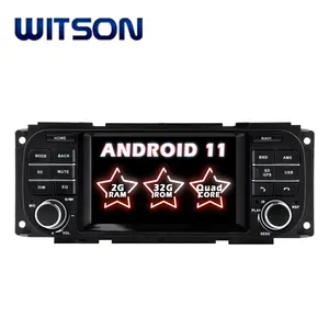 Lettore DVD WITSON Android 11 GPS per CHRYSLER GRAND VOYAGER 2GB RAM 32GB ROM CARPLAY Wireless integrato + Android Auto
