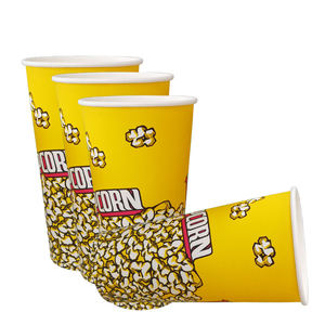 Wenzhou personnalisé imprimé biodégradable de qualité alimentaire pop-corn tasses et conteneurs 10oz-22oz vente en gros - Product Image 5