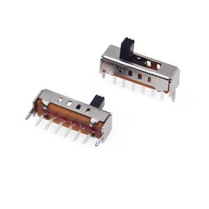 Interruptor de Palanca de 4 Posiciones SS-14D01, 6 Pines, Vertical Recto, 4.0mm de Altura, Interruptor Deslizante de Alimentación para Montaje en PCB - Product Image 1