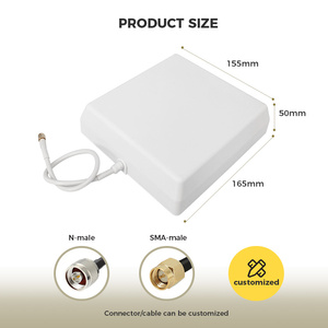 Antena 5G de Alta Ganancia 9dbi, 698-4000MHz, Impermeable, de Montaje en Pared, Direccional, para Interiores y Exteriores, Compatible con 3G, 4G, LTE y 5G - Product Image 3