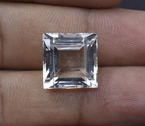 12.30Ct ควอตซ์คริสตัลธรรมชาติ100% เกรดคุณภาพสูงหินสี่เหลี่ยมขนาด13X9มม. สำหรับทำเครื่องประดับแหวนอื่นๆ - Product Image 6