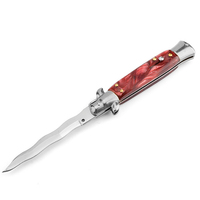 Cuchillo Plegable AKC de Acero 440c, Venta Caliente en EE. UU., Cuchillos Tácticos con Mango de Resina, Cuchillo de Bolsillo EDC