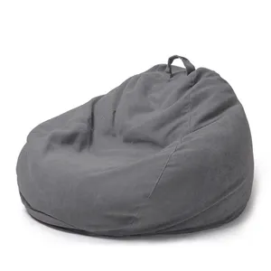 YJ Samtbohne Tasche Stuhlbezug (Keine Füllung) für Erwachsene Schlafzimmer Eckcouchbezug Wohnzimmer Sofa-Lule