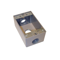 Boîtier électrique étanche en aluminium 1/2"*3 à une ouverture